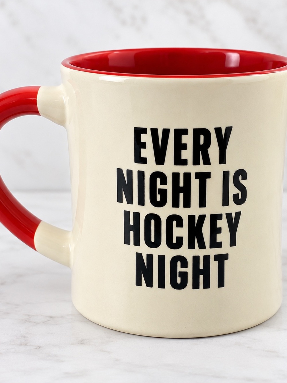 Every Night is Hockey Night Mug by Indigo